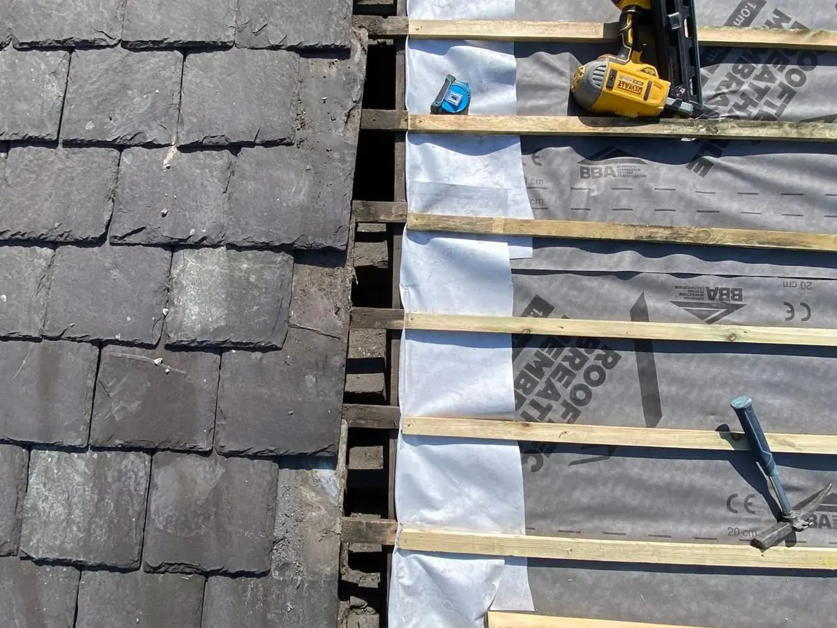 Slate Roofs work by All Fix Roofing, Dublin